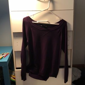 Deep purple sweater